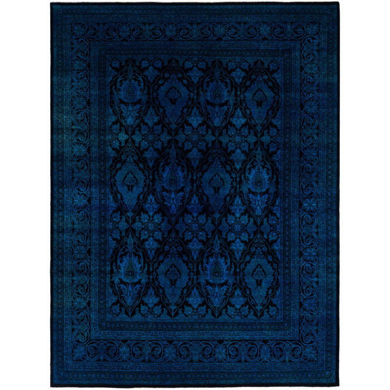 Overdyed One-of-a-Kind 8' 0" X 10' 6" Hand Knotted Area Rug