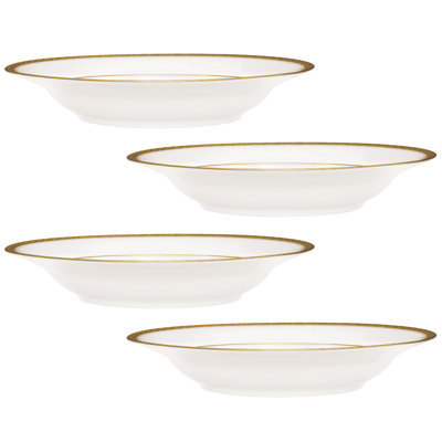 Noritake Charlotta Rim Soup Bowls, 9", 27 Oz