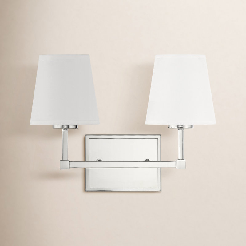 Downtown 2 - Light Dimmable Nickel Vanity Light