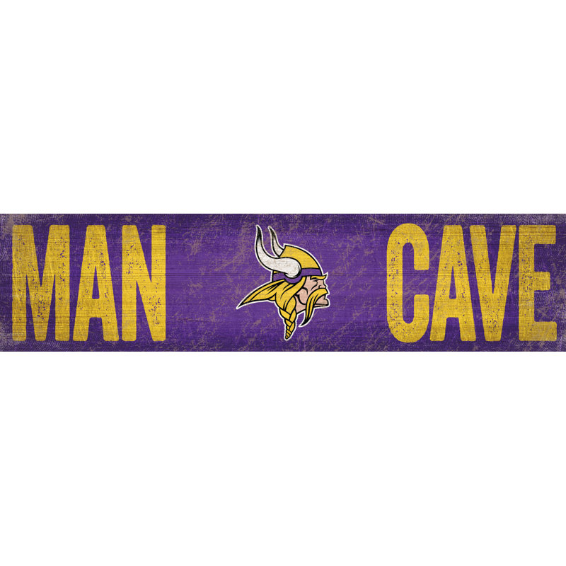 Wall Decor on Wood, Minnesota Vikings