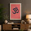 Om in Geometry Minimalist - Wrapped Canvas-1793030938-1793030919