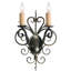 Kenneth 2 - Light Candle Wall Light-124931238-124931224