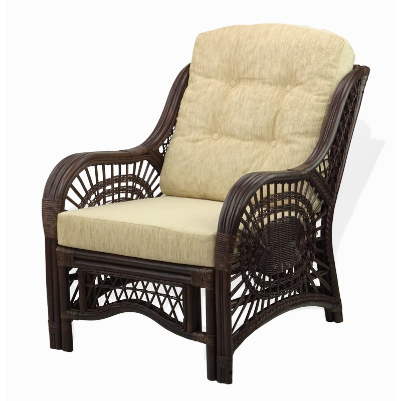 Lillebonne Upholstered Armchair, Beige