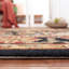 Tapis noir / brun crocheté à la main Bryonhall-19818233