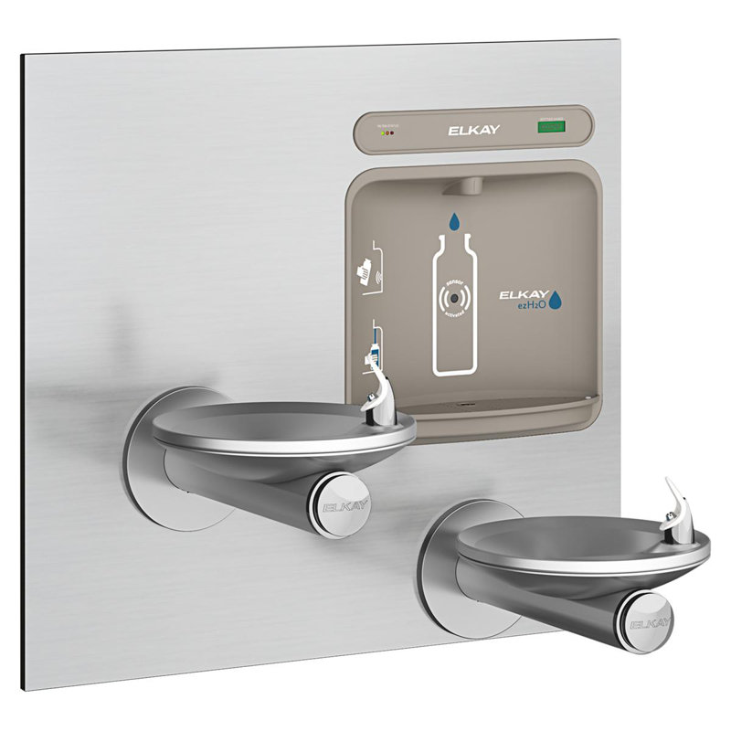 Station de remplissage de bouteilles filtrée à fixation murale