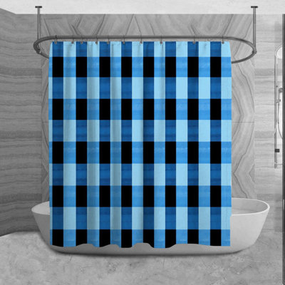 Rideau de douche Selie Gingham