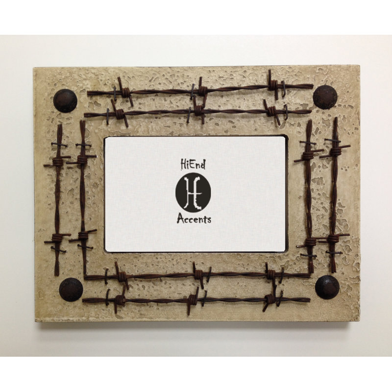 Cadre photo Barbwire, Crème