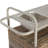 Portable Outdoor Wicker Bar Table, Wheels, Steel Table Top For Patio Kitchen And Bar Cart-1493287479