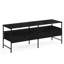 TV Stand with Power Strip, Black-1928690342