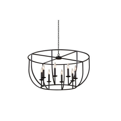 Newhall 8 - Light Dimmable Lantern Geometric Chandelier
