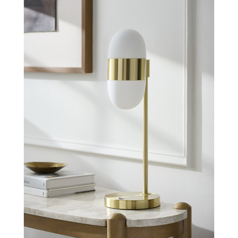 Lampe de table Navana, Or métallique