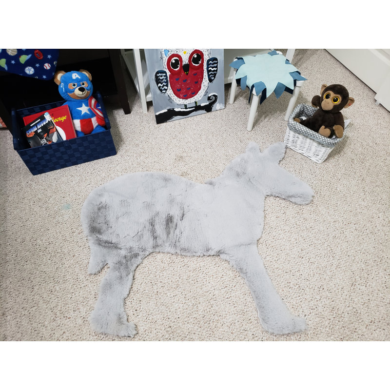Tapis gris licorne Wendt