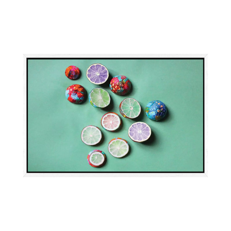 Limes - Print on Canvas, White Framed, 66.04 cm H x 45.72 cm W