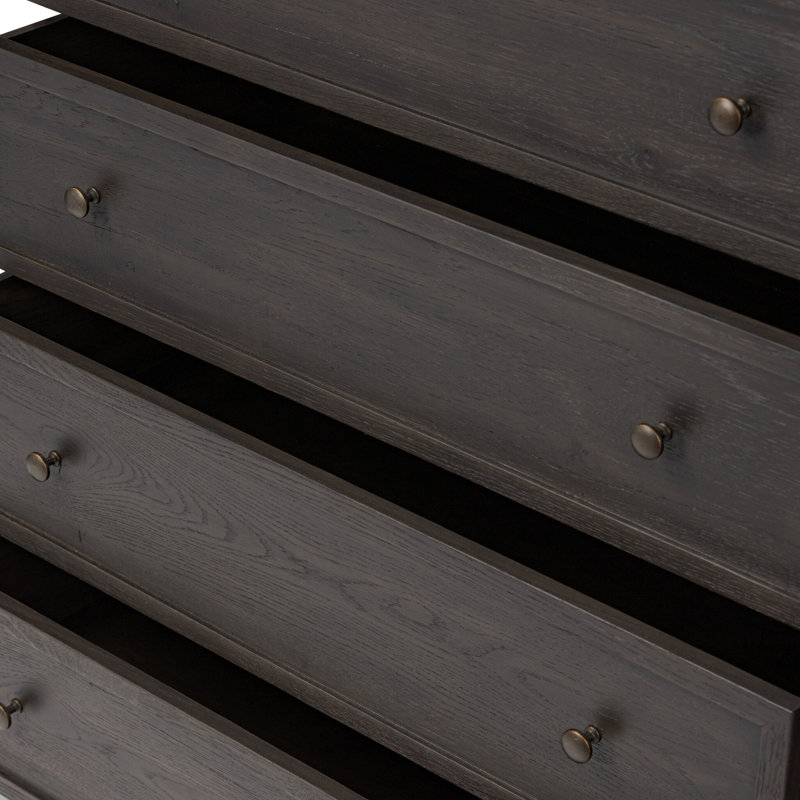 Geoffrey Tall Dresser, Smoked Black