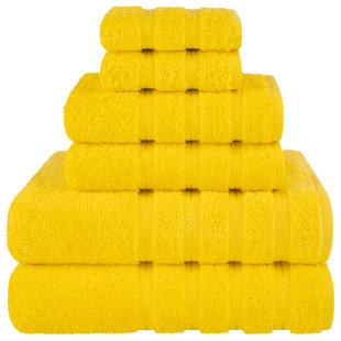 Yellow Bath Towel, Yellow Bath Towel Set, Cotton Bath Towels, Yellow Towel, Yellow  Towel Sets, Monogrammed Towels, Towel Set for Kids 