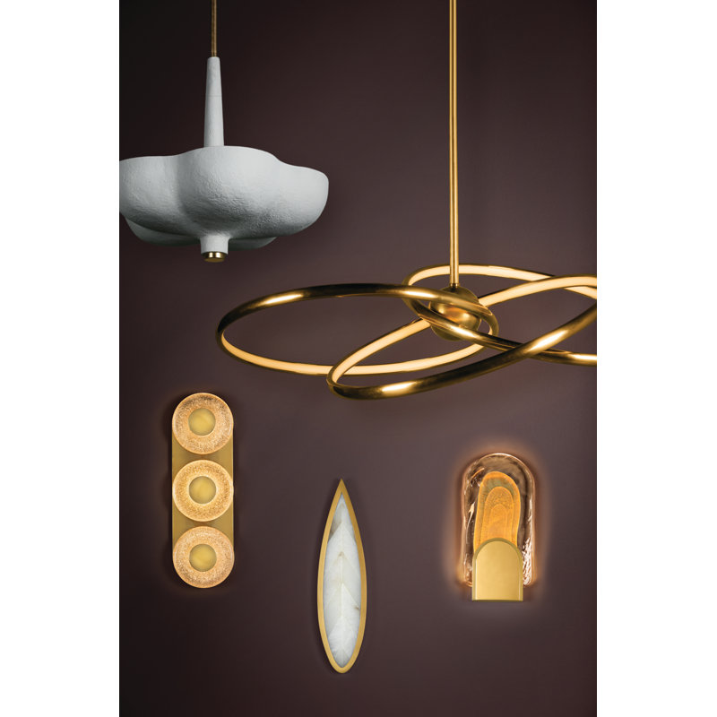 Alula 3 Light Chandelier, 16.32" H x 42" W x 42" D
