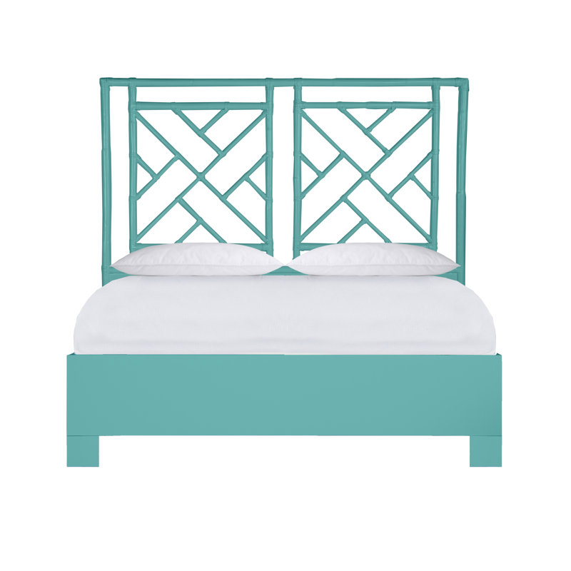 Alden Bed, Queen, Turquoise
