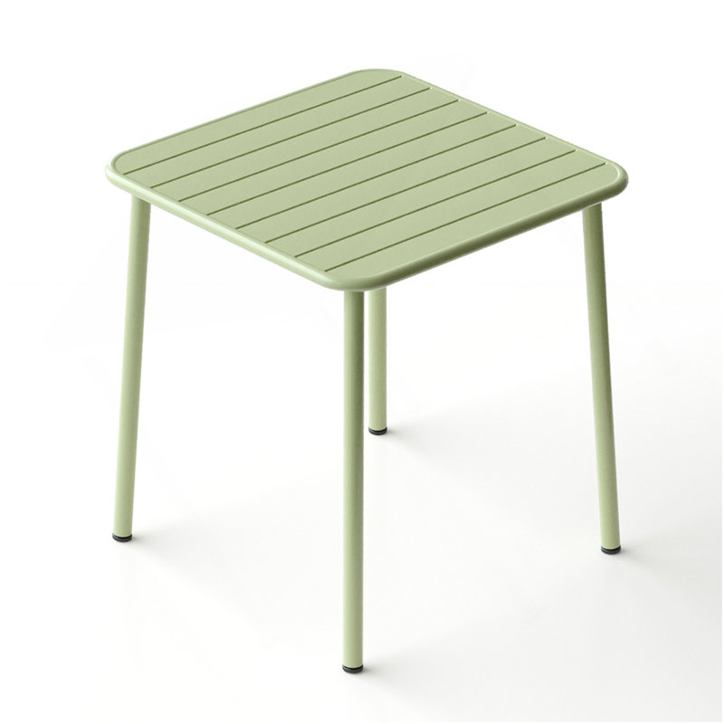 Table de salle à manger d'extérieur Sera, Vert antique