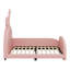 Luxury Leather Upholstered  Princess Bed Frame-757788646