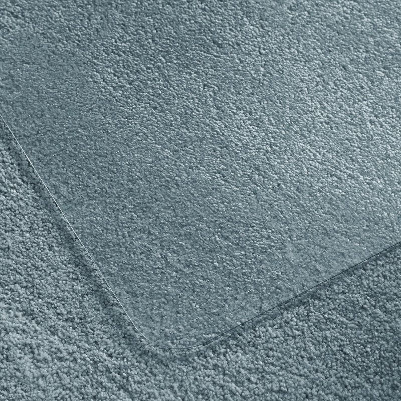 Medium Pile Carpet Rectangle Chair Mat, 118.5 cm W x 75 cm L