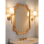 Lina Flat Rattan Mirror