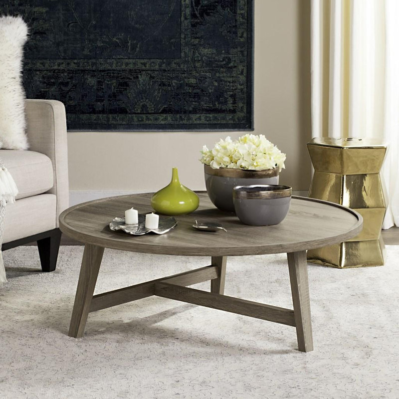 Table basse à 3 pieds, Brun