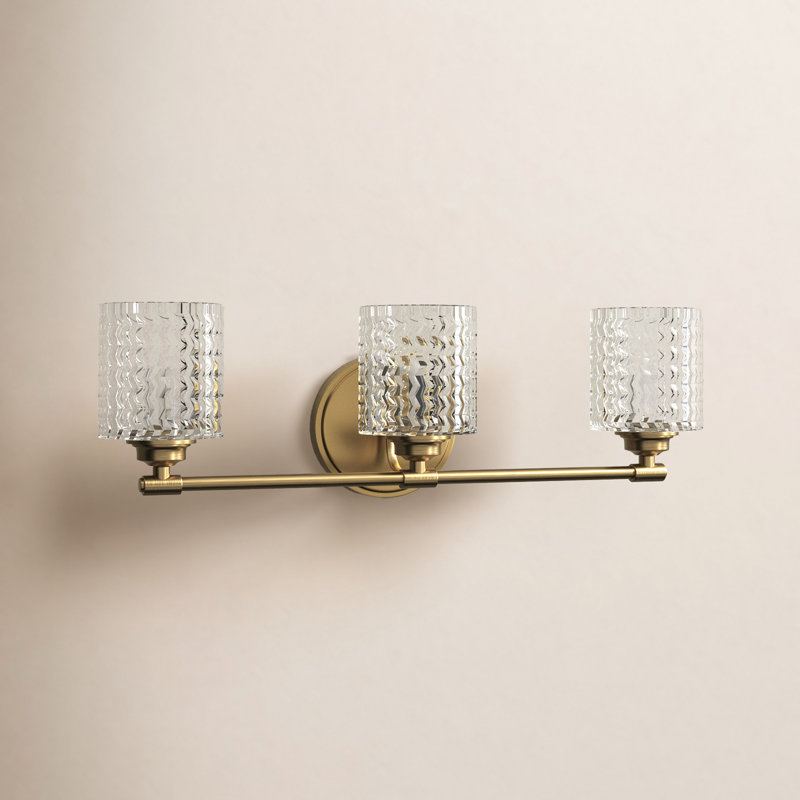 Adley 3 - Light Dimmable Vanity Light, Heritage Brass