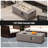 werph 12" H X 42" W Propane Outdoor Patio Fire Pit Table Set, 50,000 BTU, Wind Guard, Glass Stones, Smokeless, Extra Cover