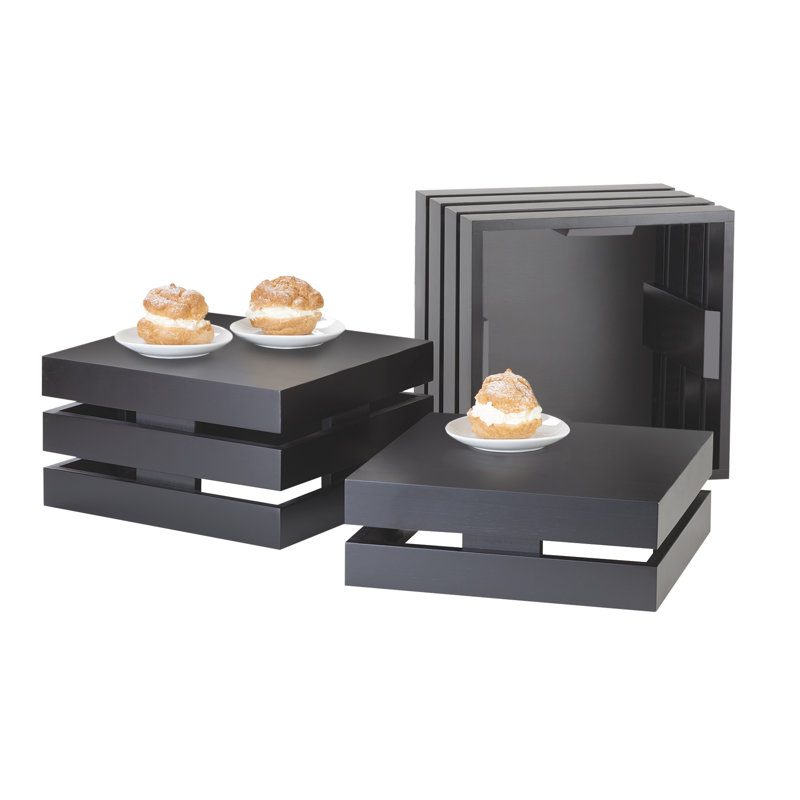 Square Crate Riser, 6" H x 6" W x 6" D, Midnight