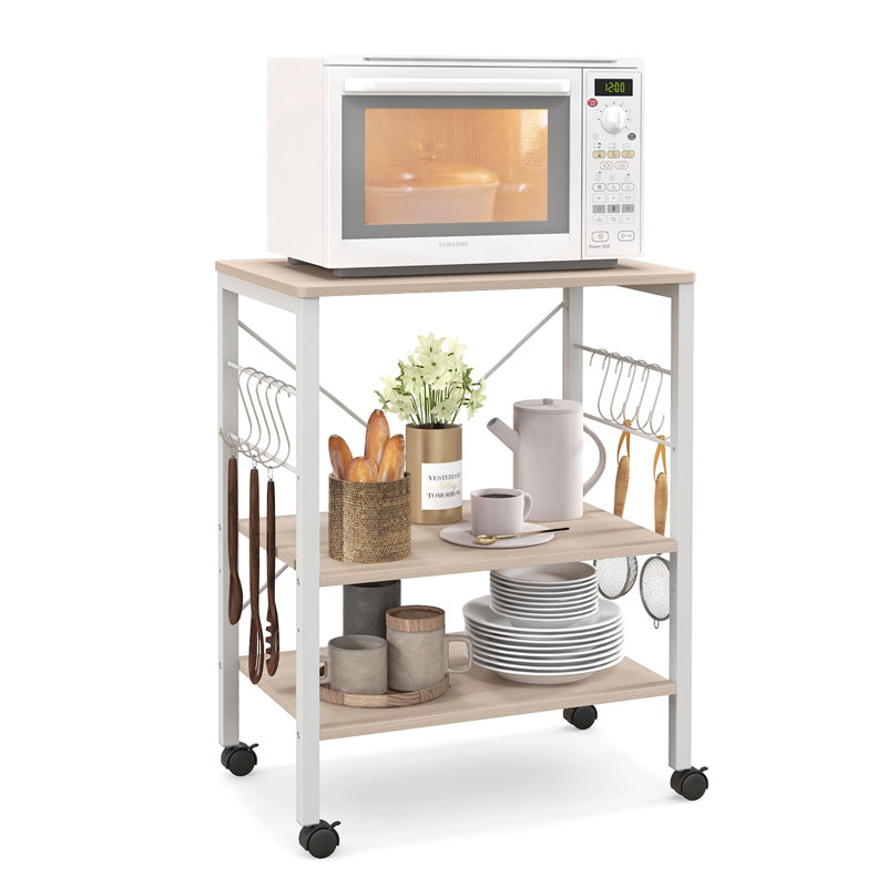 78cm H x 60cm W Utility Cart, Natural