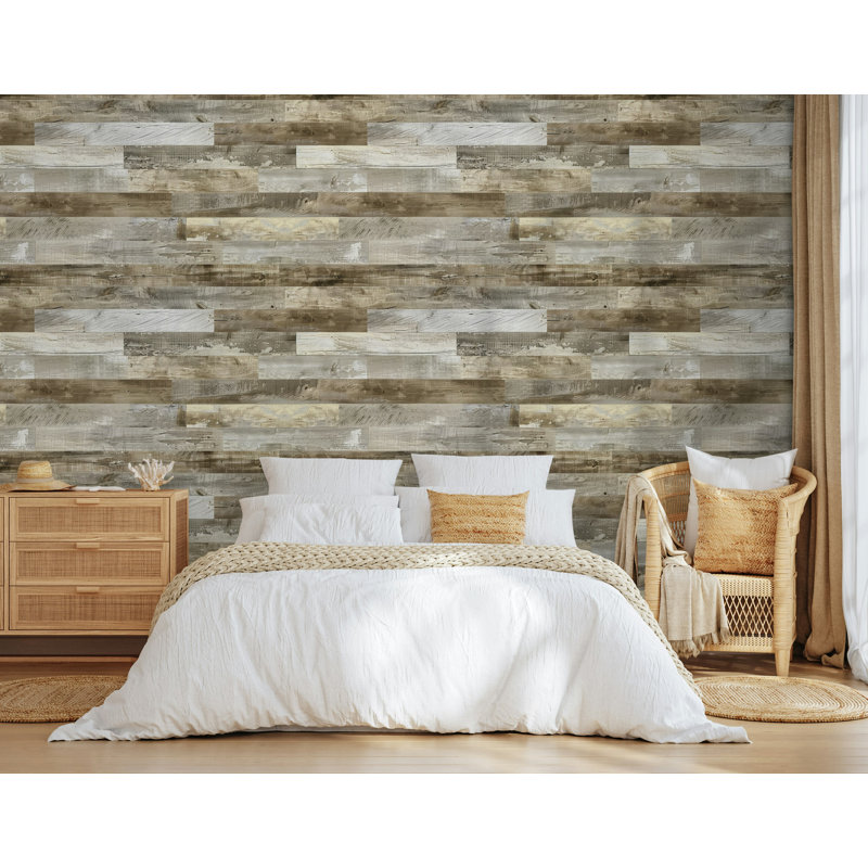 Rouleau de papier peint rustique Bryelle