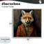 Mystic Metamorphosis Fox, estampe numérique, design par Lazar Studio-130750553-130750554