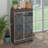 Elegant Mirrored Storage Cabinet With Versatile Functionality For Any Room