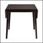 Table de salle à manger extensible de 29 à 45 po pour 4 personnes, table de cuisine pliante avec pieds en bois d'hévéa-2077757848