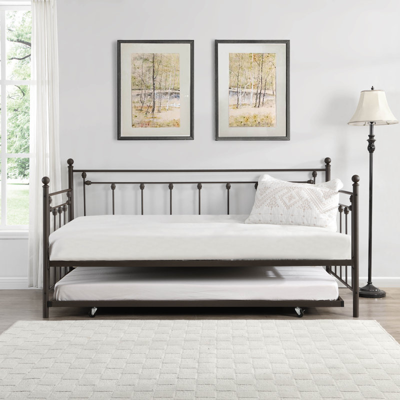 Vandemark Daybed with Trundle Bed, Copper