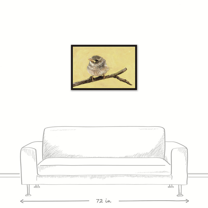 Little Bird - Print on Canvas, 20" H x 30" W, Wrapped Canvas