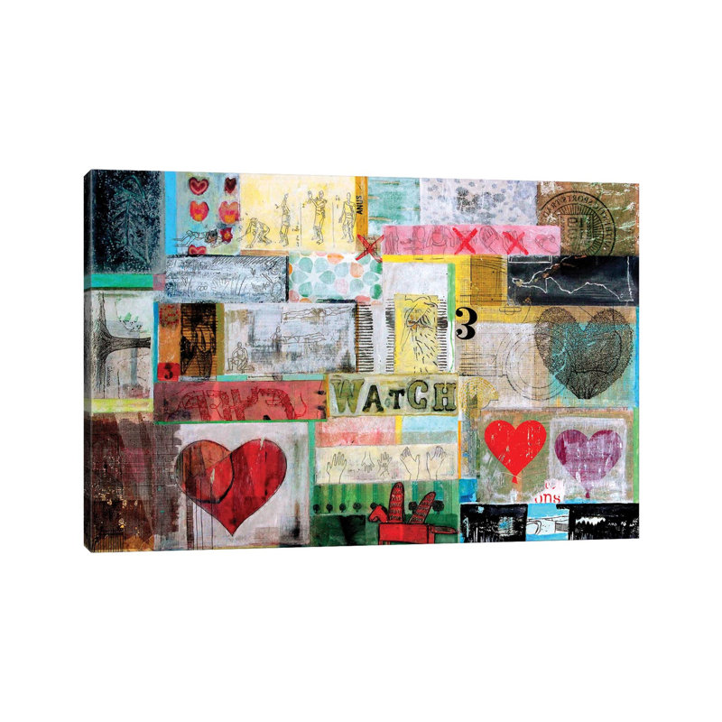 «Put Your Eyes on Me» par DB Waterman - impression sur toile tendue, H 26 po x l 40 po x 1,5 po