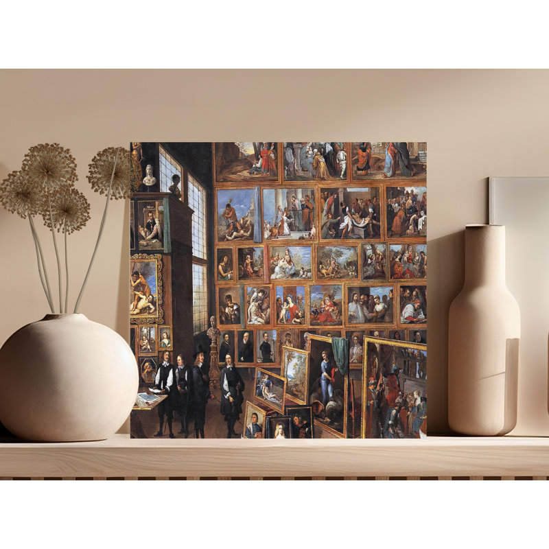 1 Piece Wrapped Canvas Wall Art Set, 16x16