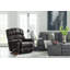 Randell Oversized Manual Leather Match Rocking Recliner-64712671