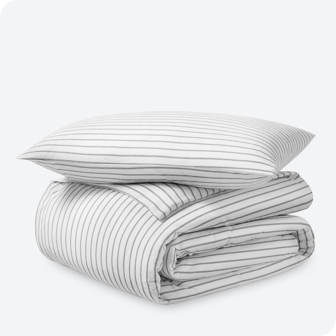 Flannel Duvet Cover and Sham Set Bare Home