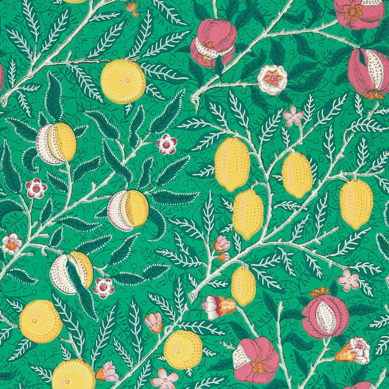 Fruit Wallpaper, Tangled Green