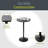 Round Outdoor Bar Table , 23.7 " W 23.7 " D