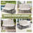 53.15" Wide Metal Patio Loveseat With Cushion-115052342