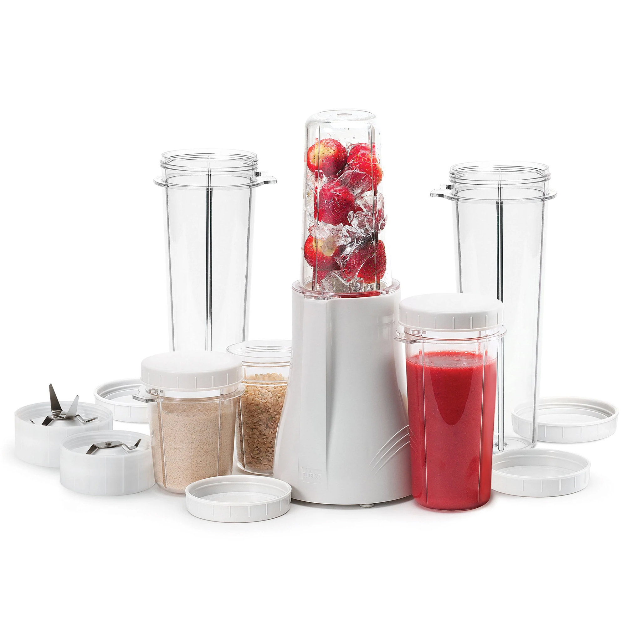 Magic Bullet Hi-Speed Personal Blender, Mixer & Mini Food Processor, Red,  17-pc