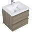 Meuble-lavabo flottant avec lavabo, conception murale pour une décoration de salle de bain moderne et peu encombrante.-1826681188