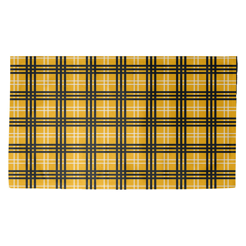 Plaid Indoor Rug, Rectangle 2' x 3'
