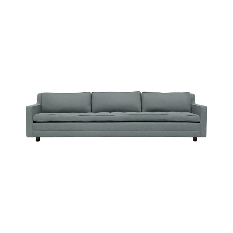 Upholstered 94'' Sofa, Mineral Velvet