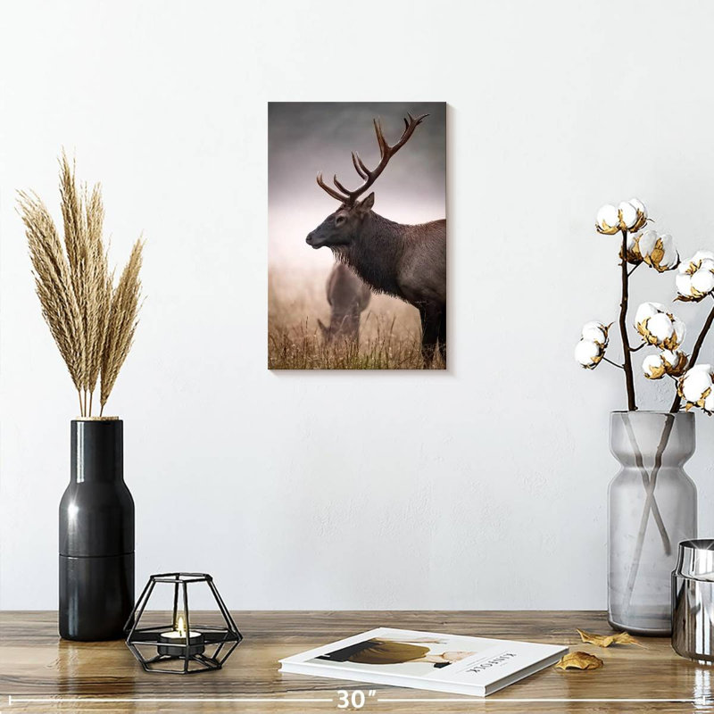 Brampt Mighty Bull Elk, 12" H x 8" W