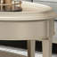 Table basse ovale moderne de luxe moderne