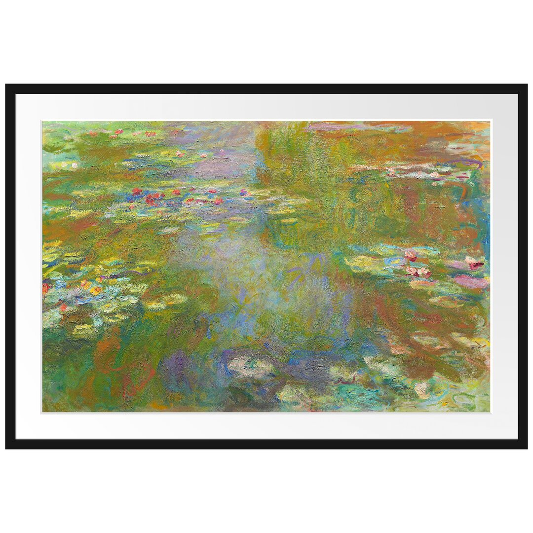 Gerahmter Kunstdruck Lily Pond von Claude Monet